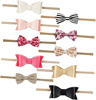 Laço De Cabelo De Bebê 10 Peças Laços De Cabelo De Nylon Laços De Cabelo Para Crianças Faixas De Cabelo Para Crianças Faixas De Cabelo Para Crianças Faixas De Cabelo Para Crianças