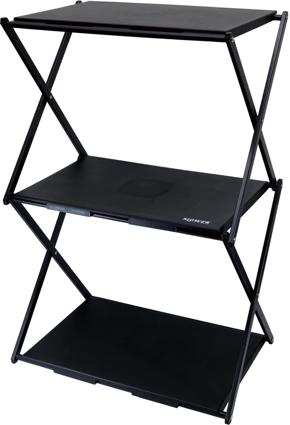 Amazon.co.jp: SLOWER 収納ラック 3段 横置き テーブル 2way
