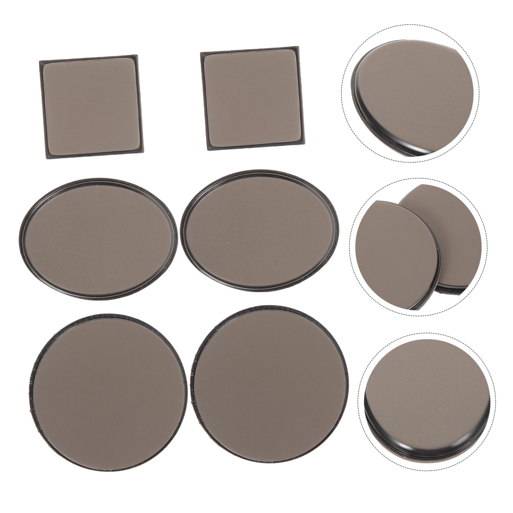 5 Series Almohadilla Para Sellos Fotosensible Almohadilla De Tinta Para Nombre Cojín De Estampilla Almohadillas Estampado Material De Sello Black El Plastico 6 Piezas X 5