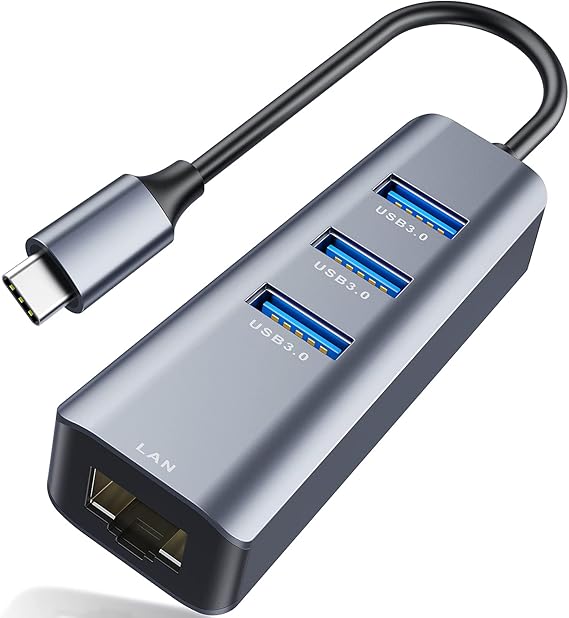 ABLEWE USB C Hub, 4 in 1 USB C to Adapter 3 USB 3.0