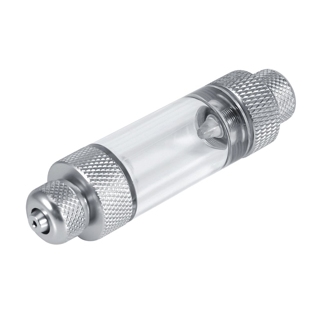 Aquarium Water Plant CO2 Bubble Counter Single/Double Head Non-Return Bubble Counter Fish Tool (Double Head)