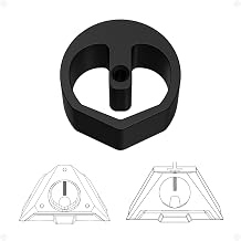 Lightweight Aluminium Alloy Adapter for Starlink Mini Pipe Adapter Old & New, Standard 1/4-20 Thread Tripod Mount for RV, Vehicle & Photo Use
