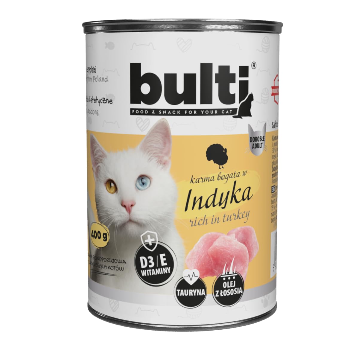 BULT Katzenfutter Nass Dose 24x400g Mix | hoher Fleischanteil