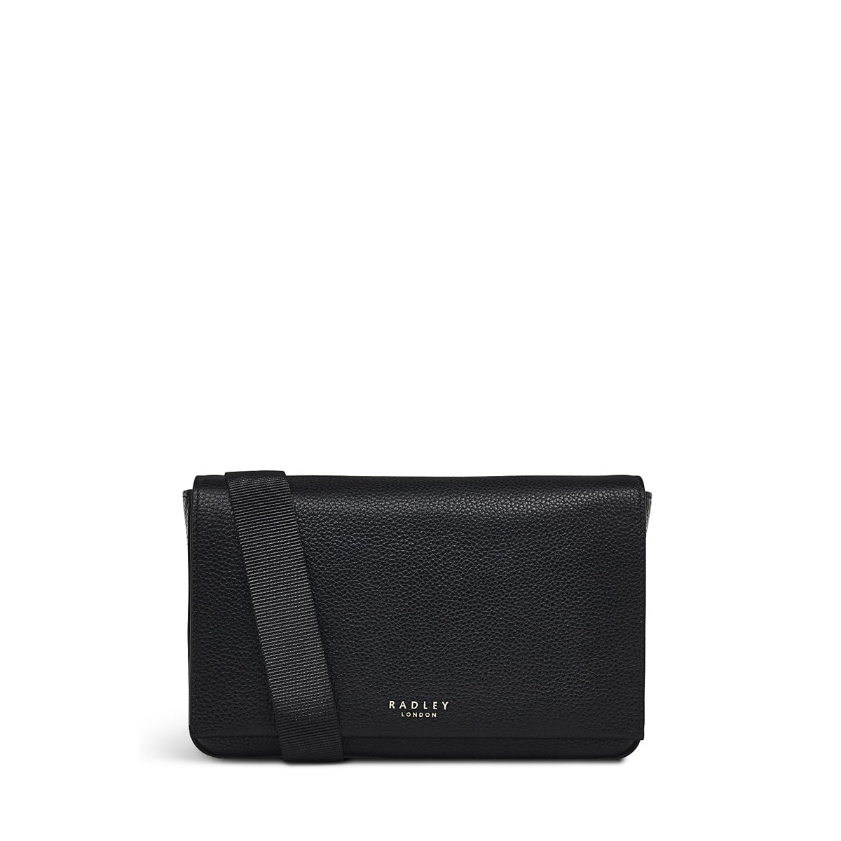 Radley London Seaton Street Women's Mini Leather Flapover Belt Bag, Black
