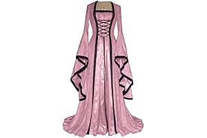 Momo lily munster Womens Plus Size Renaissance Medieval Costume Dress