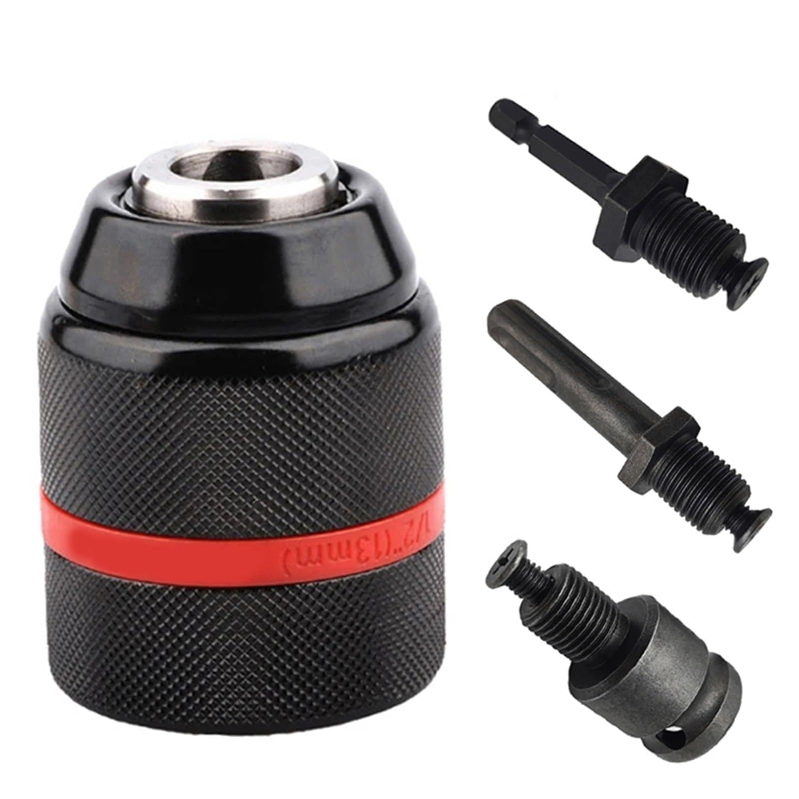 Weijiahuidf Chuck And Hex Shank 2Mm-13Mm Metal Keyless Drill Chuck, 3Jaw Self-Lock