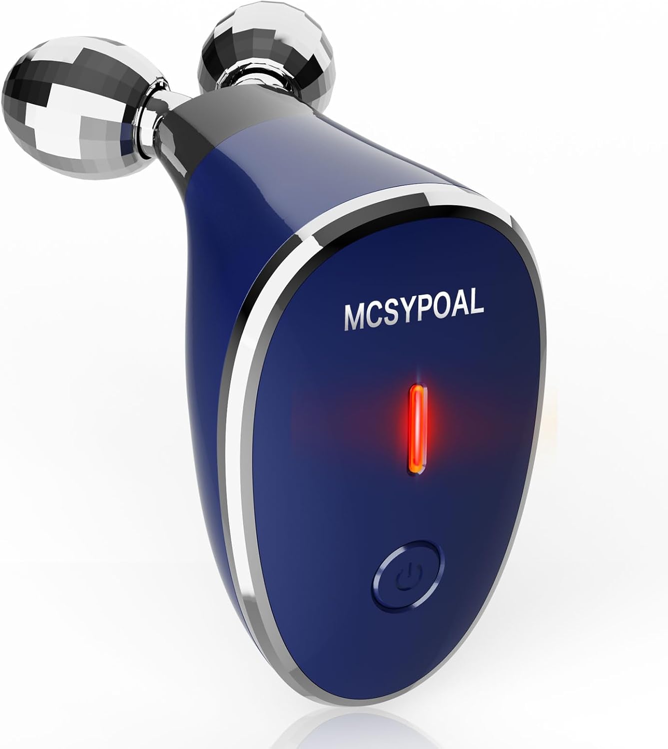 Microcurrent-gezichtsapparaat, 5-in-1 multifunctionele gezichtsmassageapparaat, gezichtsroller gezichtsmassageapparaat voor huidverzorging, koningsblauw