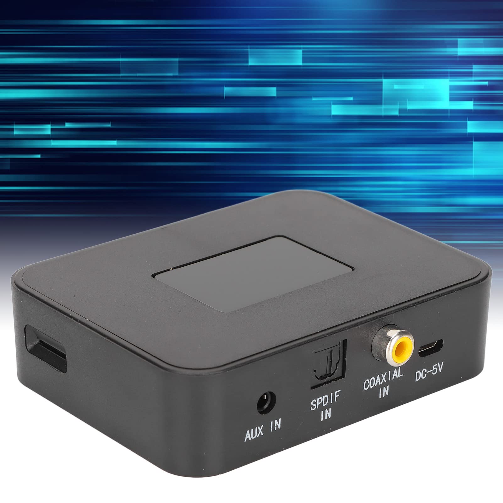 Nadajnik telewizyjny Bluetooth 5.0, wyświetlacz LCD, nadajnik 2,402 Ghz-2,480 Ghz 3,5 mm, 3 porty audio do podłączenia telewizora Konsola do gier komputerowych