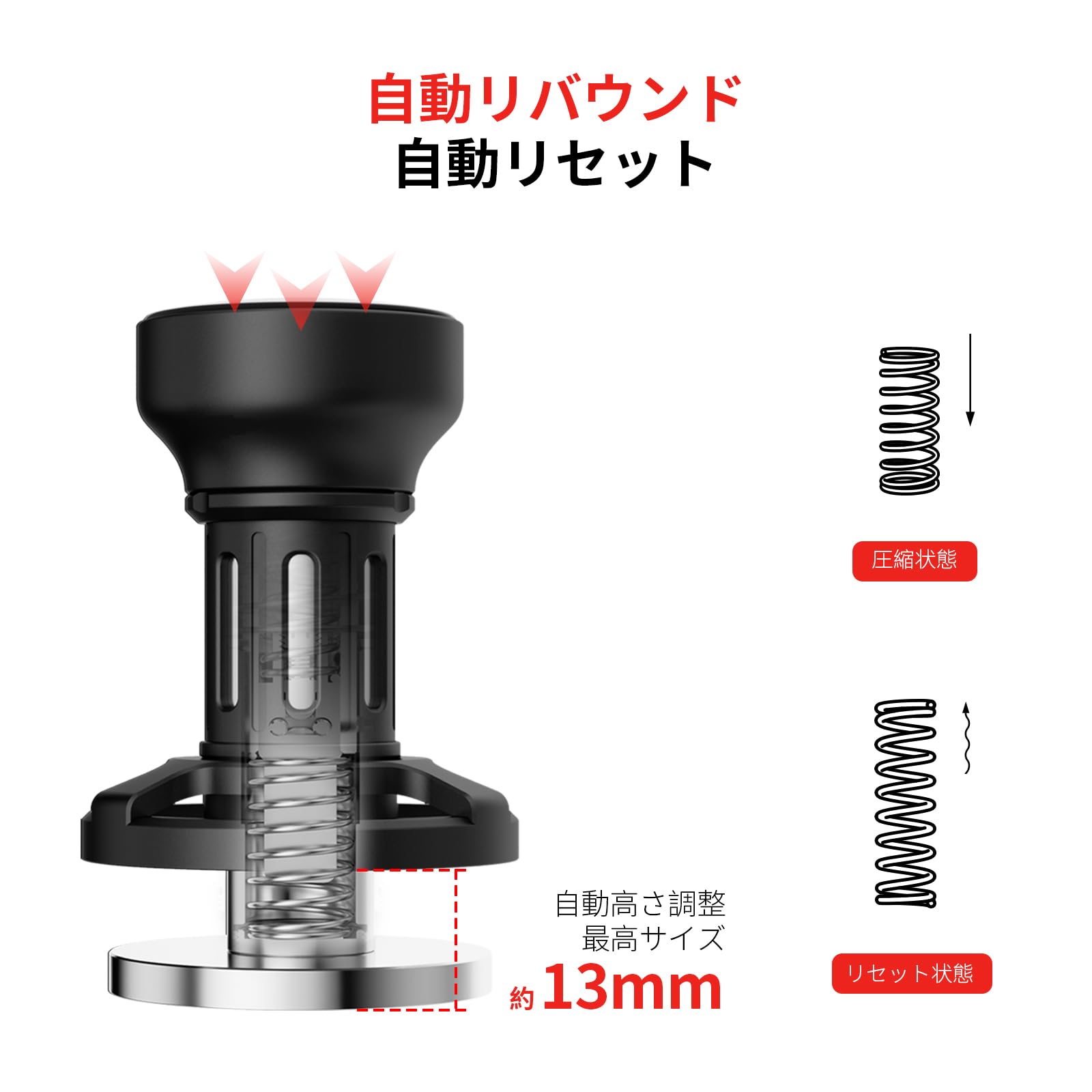 Amazon｜MHW-3BOMBER コーヒー定圧タンパー 53/54mm エスプレッソ