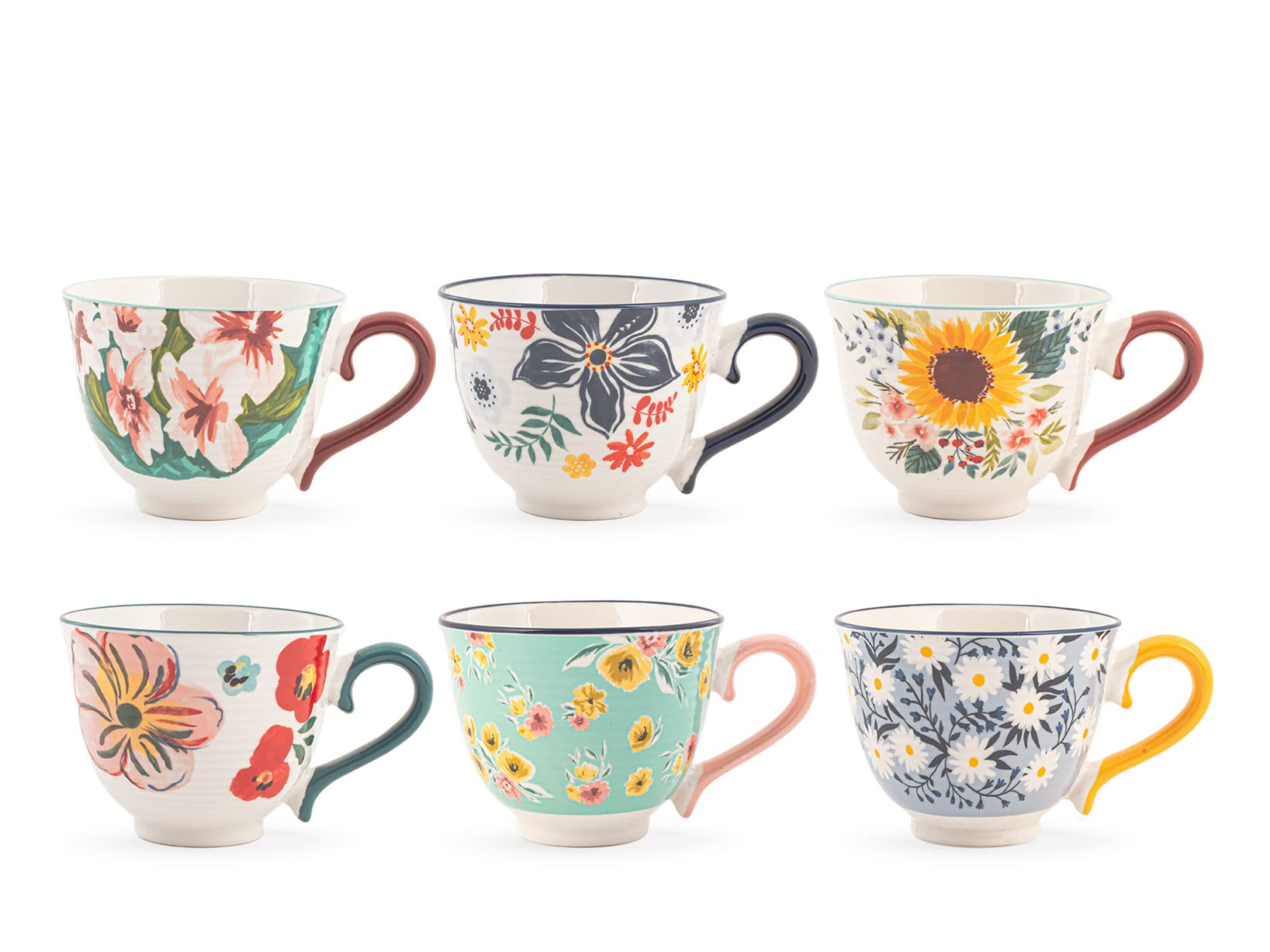 H&h Set of 6 Cups t Cream Tea in New Bone China cc 220