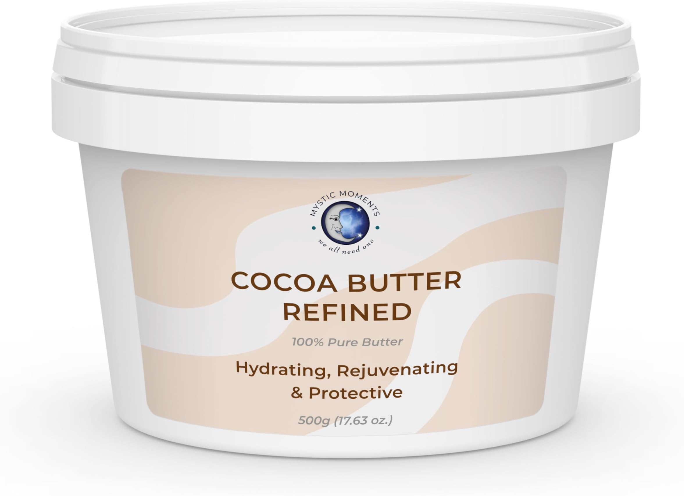 Cocoa Butter Refined 500g - Pure & Natural Cosmetic Butters Vegan GMO Free