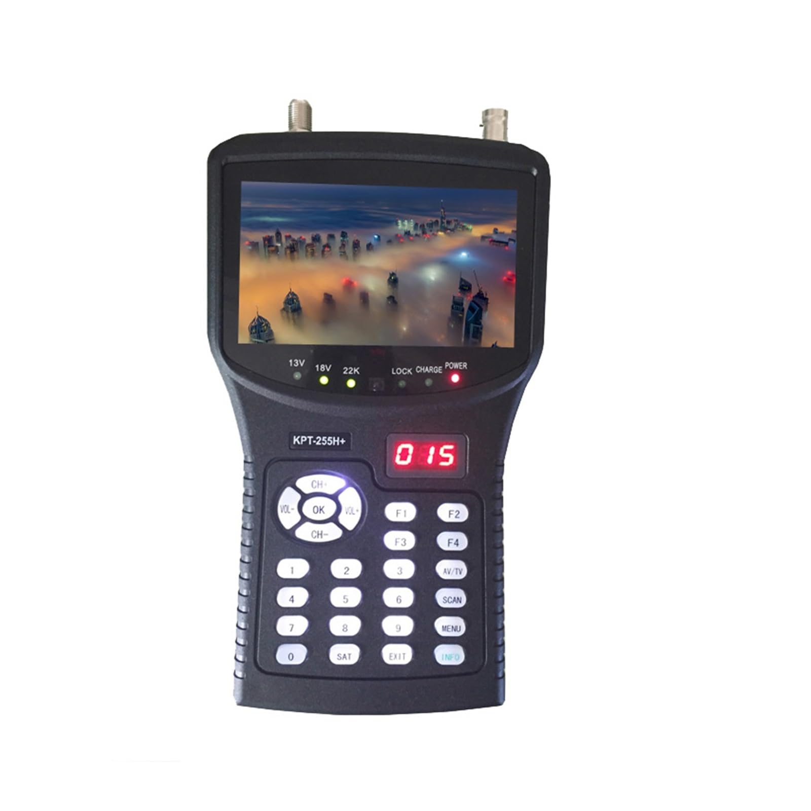 KPT-255H+ Satellitenfinder Dekodierung HD Signal DVB-S/S2 MPEG4 Satellitenempfänger