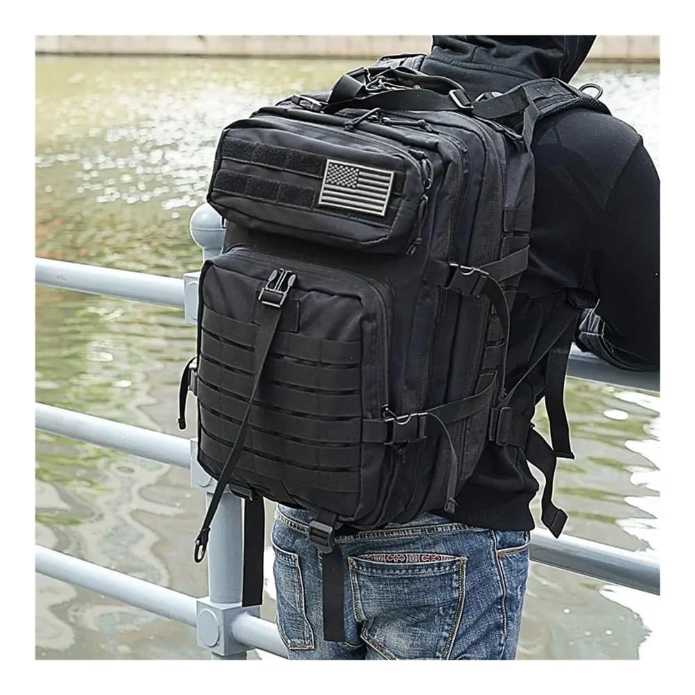 50 l Herren-Rucksäcke, Outdoor-Reisetaschen, Outdoor-3P-Schulrucksack, EDC MOLLE-Pack für Trekking, Jagd