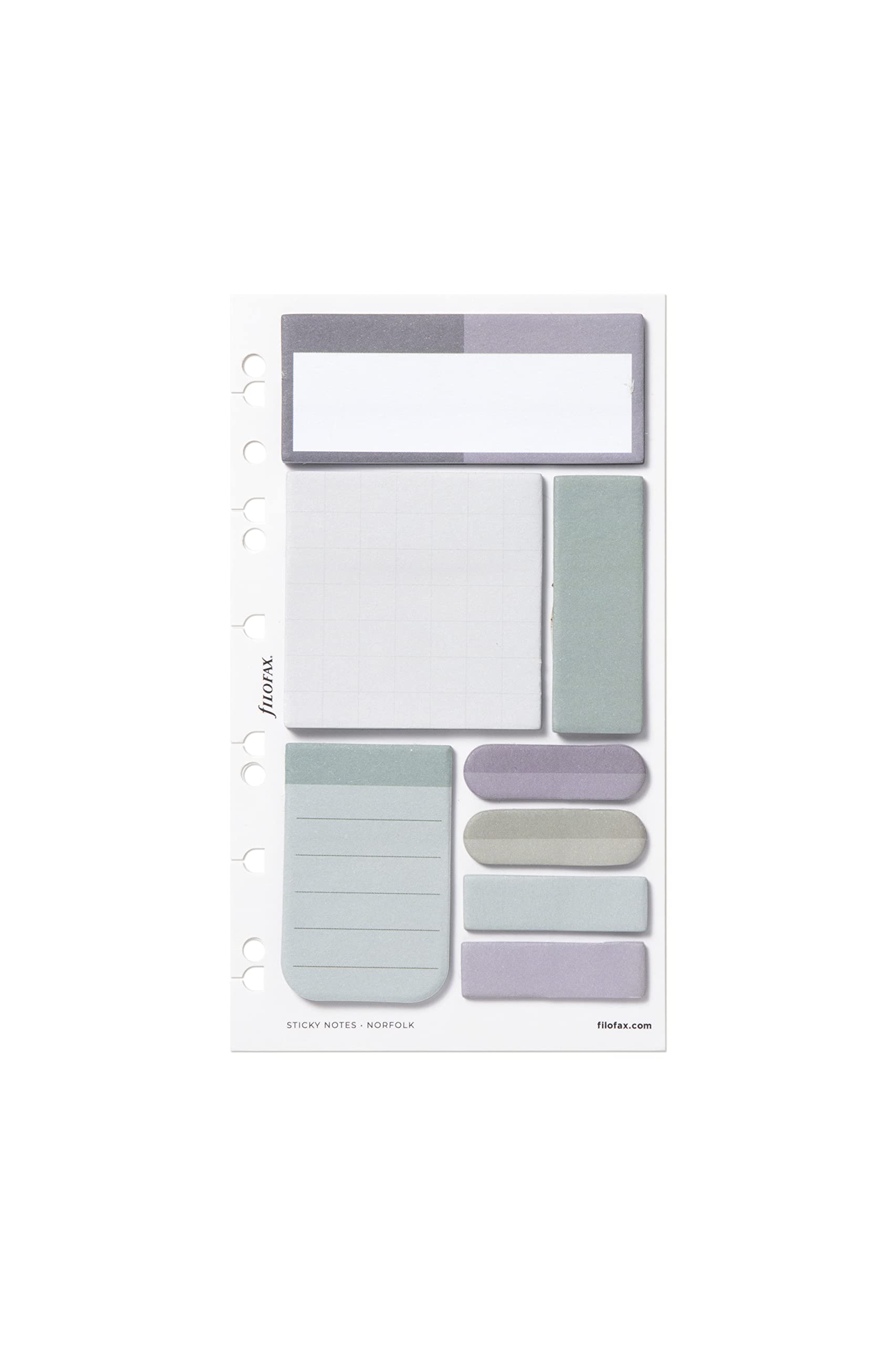 Filofax Sticky Notes - Norfolk, white, 3.7 inches x 6.5 inches - Image 2