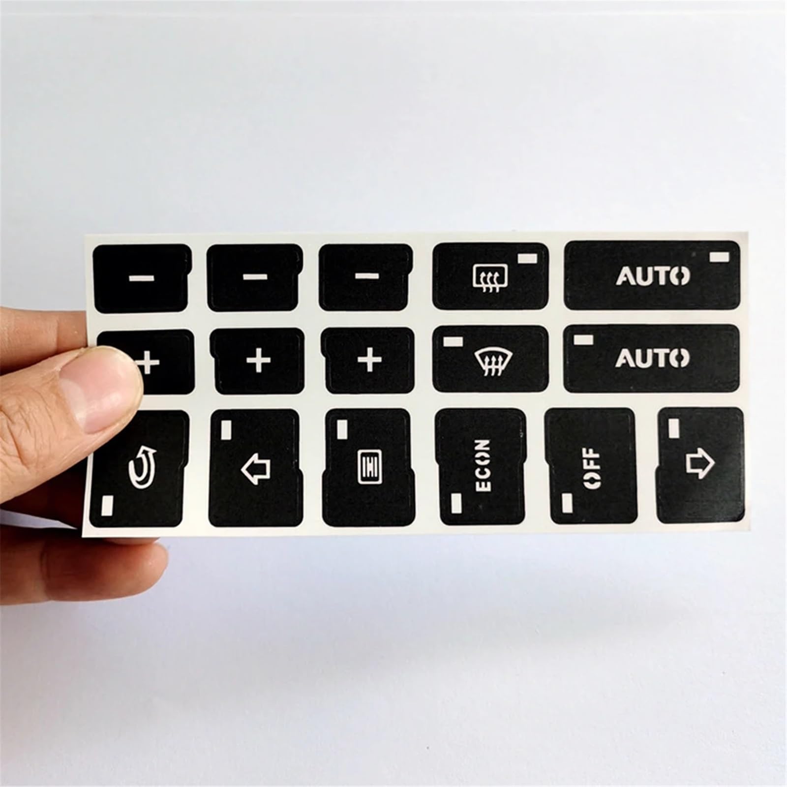 Wsbojxth One Color Repair Patch Compatible With A4 B6 B7 2000 2001 2002 2003 2004 Car Center Console Air Conditioner Climate Ac Switch Button Repair Decal Sticker