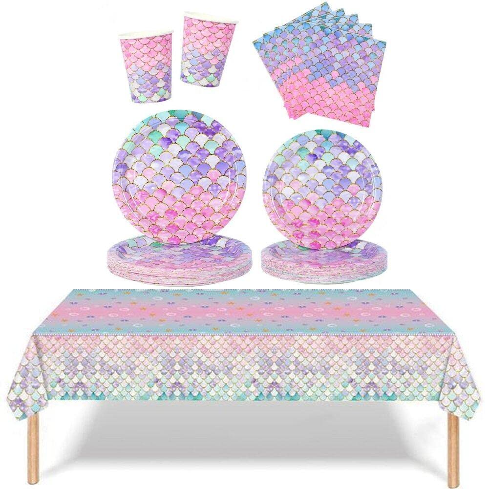 Zeemeermin Verjaardagsfeestje Servies Set Leuke Party