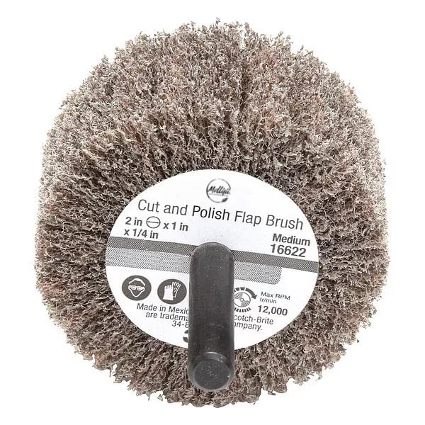 Flap Wheel, Non-Woven, AO, 2x1x1/4 Shnk, MED