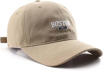 VPTMRP Boston Hat Unisex Soft Baseball Cap Dad Hat Adjustable Trucker Cap