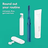 Vista 6 de Quip Rechargeable Smart Sonic Toothbrush for Adults - Timed Electric Toothbrush with Bluetooth & Rewards App - Replaceable Brush Head, Soft Ocean