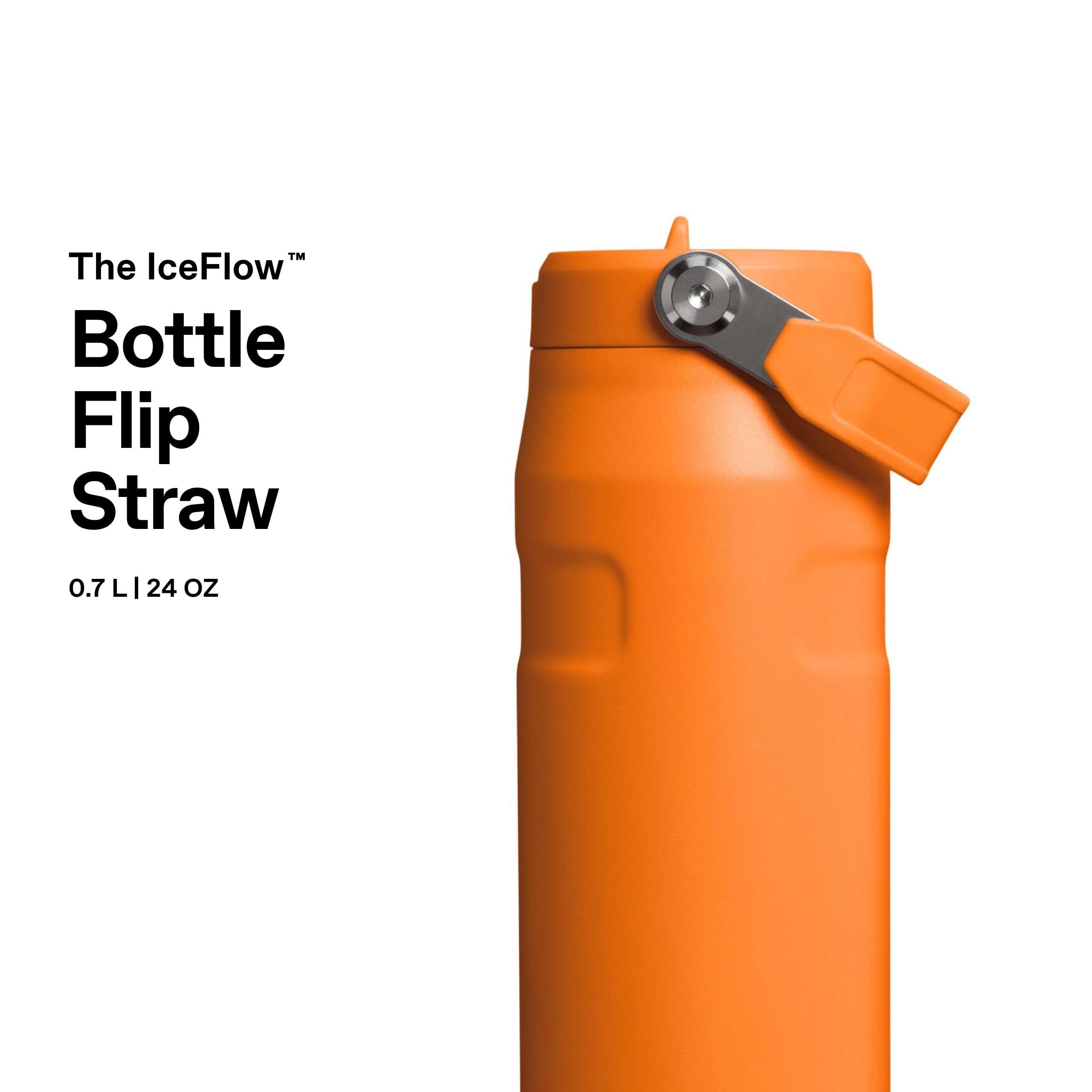 Stanley 1913 Flip Straw Trinkflasche 0.7L - Goldenrod Coral