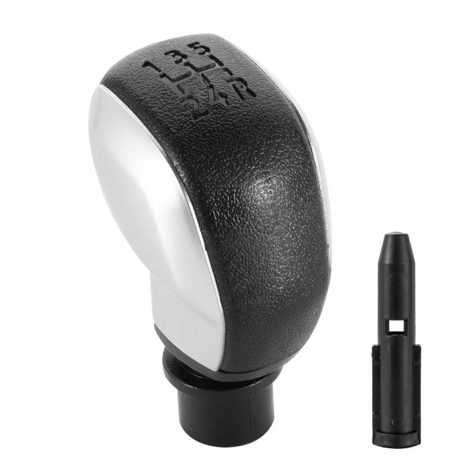 ZNCOJL Car Gear Stick Knob for Peugeot 206 207 307 5 Speed Car Gear Shift Knob Interior Replacement No Modification Required(B)