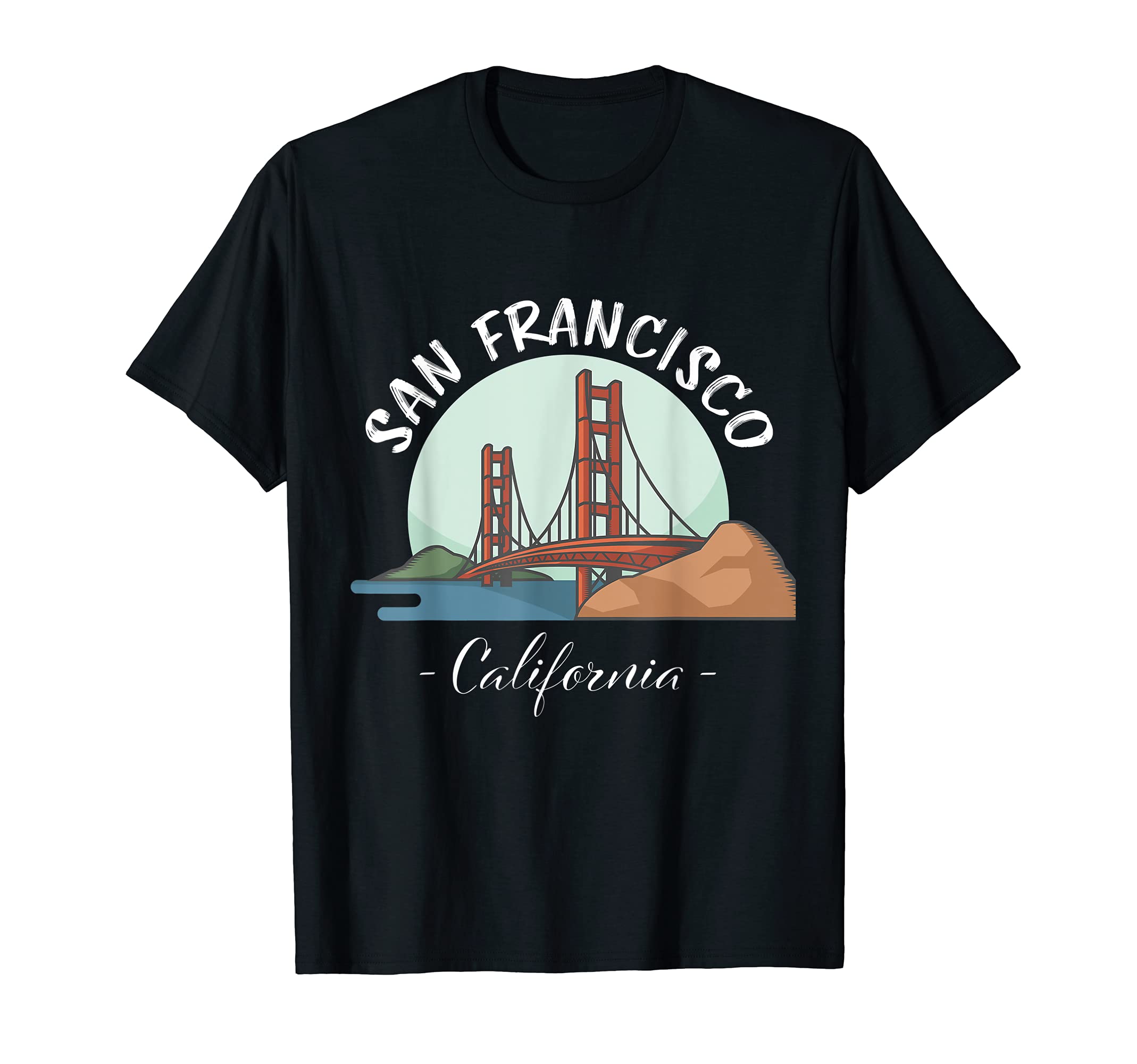 San Francisco Golden Gate Bridge Gift ApparelCalifornia - San Francisco Gift| Golden Gate Bridge Souvenir T-Shirt