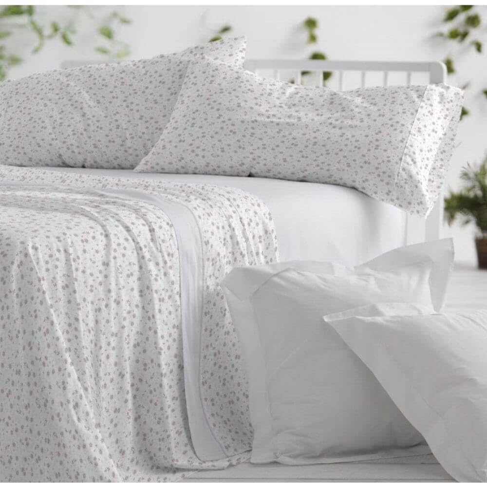 Burrito Blanco Juego de Sabana Dorvel 869 (Gris, 150/160 cm)