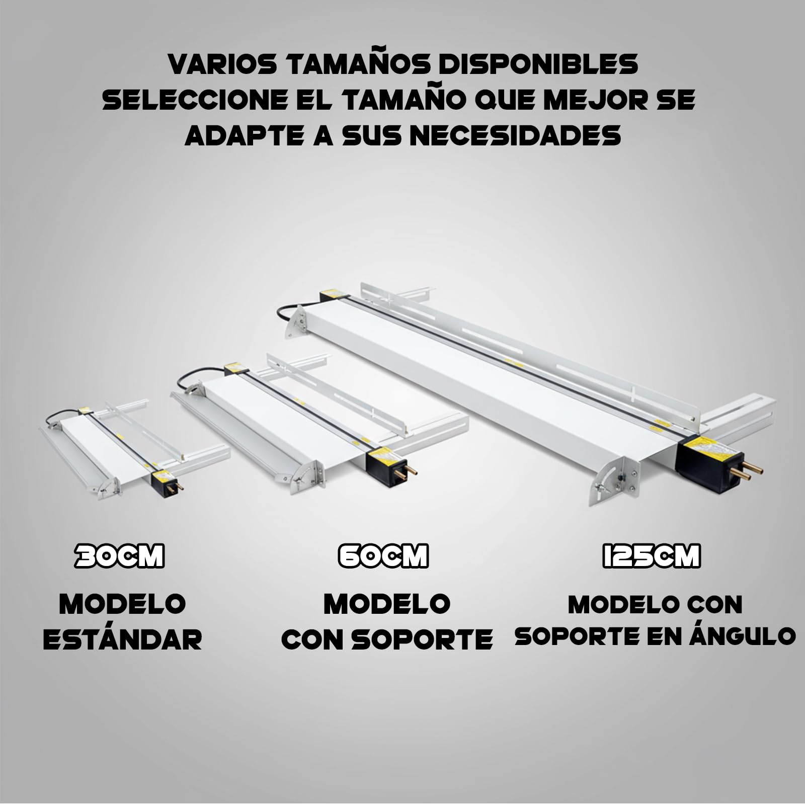 Dobladora de plástico PVC acrílico caliente soporte, ángulo y Longitud Ajustables dobladora caliente para acrílico, placa orgánica, diversos materiales termoplásticos(125cm)
