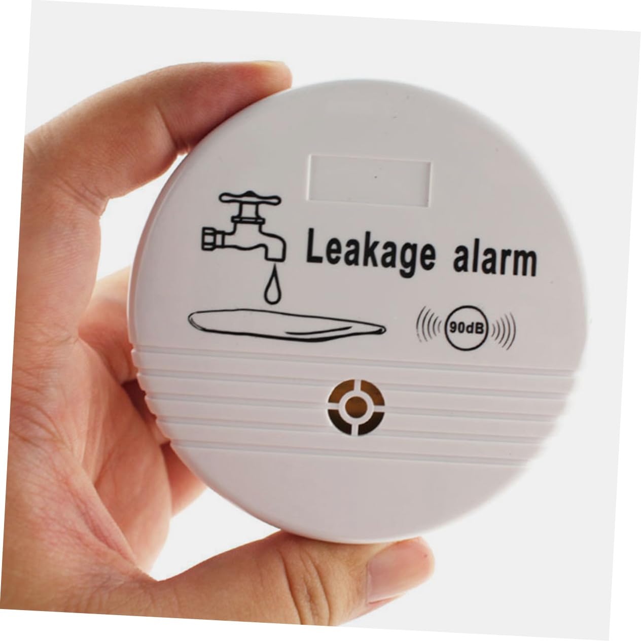 NUOBESTY 4 Stück Alarm für Wassereintauchen Sensor Lecksucher Wassermelder für Keller Wasserlecksalarmer Nässealarm Wasserstandsüberwachung Überlaufalarm Lecksuchgeräte Abs