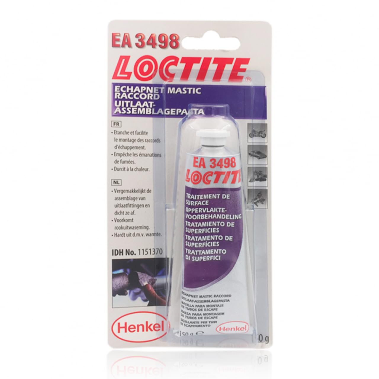 Loctite 026034 3498 - Masilla para Montaje de Tubos de Escape, 150 g