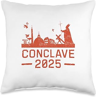 Conclave 2025 Papal Conclave Throw Pillow