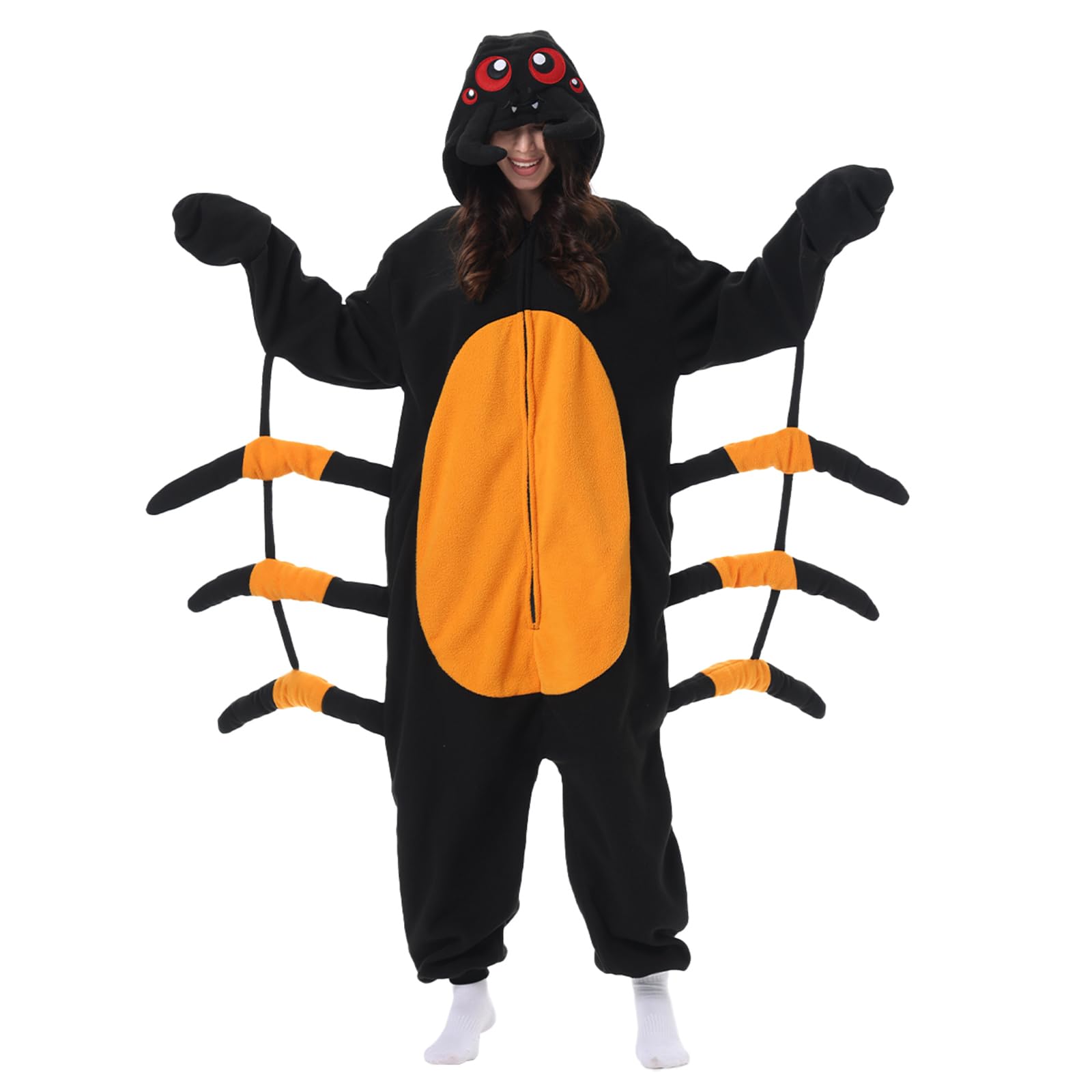 Adult Onesie Pajamas, Unisex Cute Animal Costume, Cosplay Halloween Jumpsuit Sleepwear for Women Men