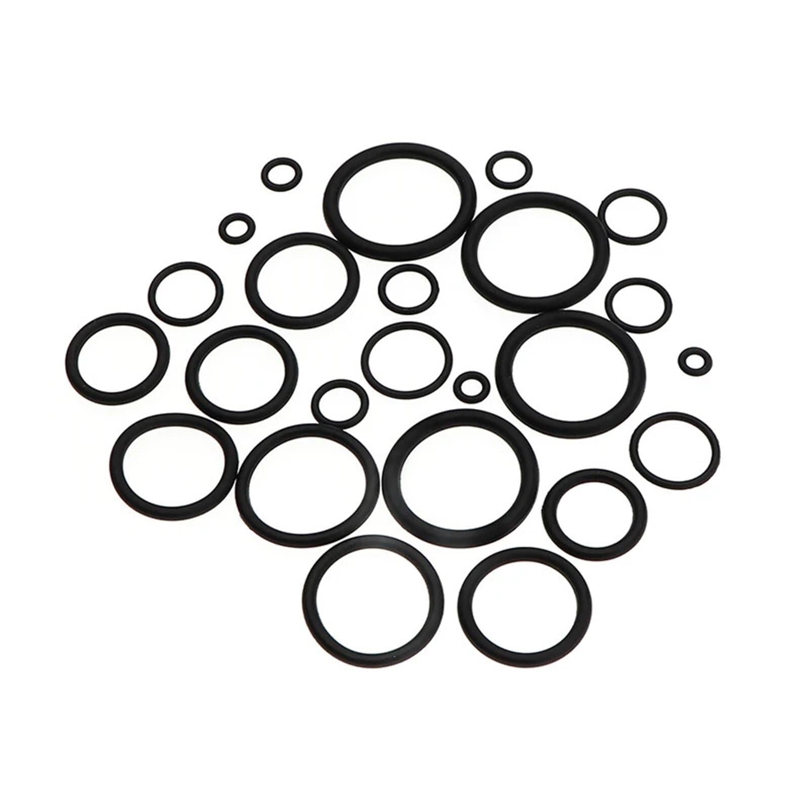740/1200 Uds juntas tóricas juntas de goma juego de anillos de sellado caucho de nitrilo juntas tóricas de alta presión banda elástica de sellado NBR O juego de anillos de goma(1200PCS)