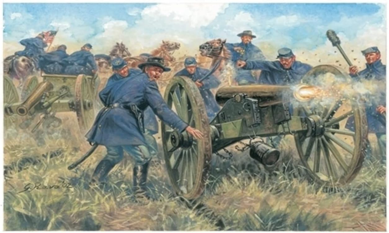 Italeri 6038 Union Artillery, 1:72 Scale Model KIt