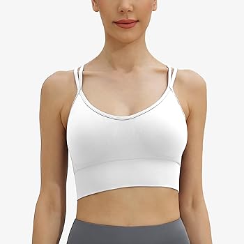 WANAYOU Strappy Sports Bras for Women Sexy Criss-Cross Back