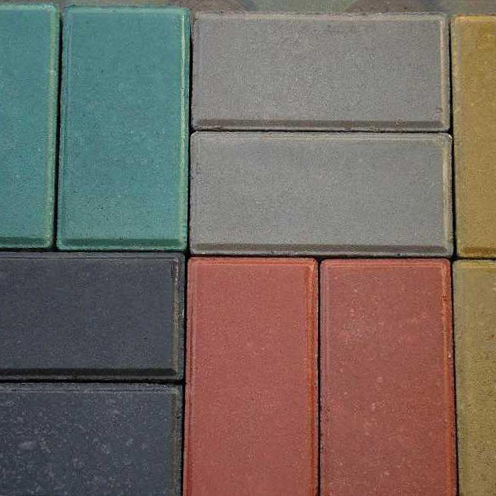 Set di 2 stampi per pavimentazione in mattoni per fai da te per calcestruzzo, corridoio, pietra, sentiero da giardino, pezzi di cortile
