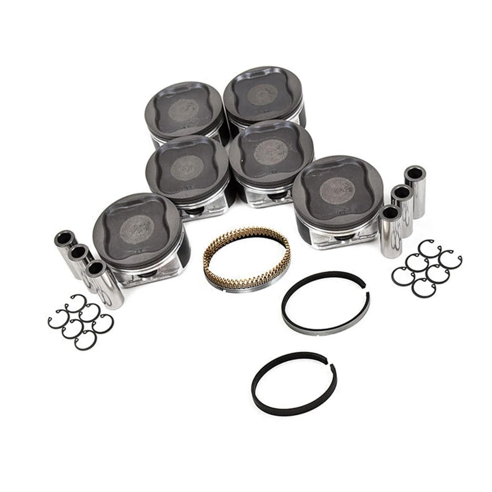 Kit piston et segments de piston 13101-31120-A0 13101-31030, Compatible pour Toyota 4Runner FJ Cruiser Tacoma 4.0 1GRFE 03-09. Pièces détachées automobiles