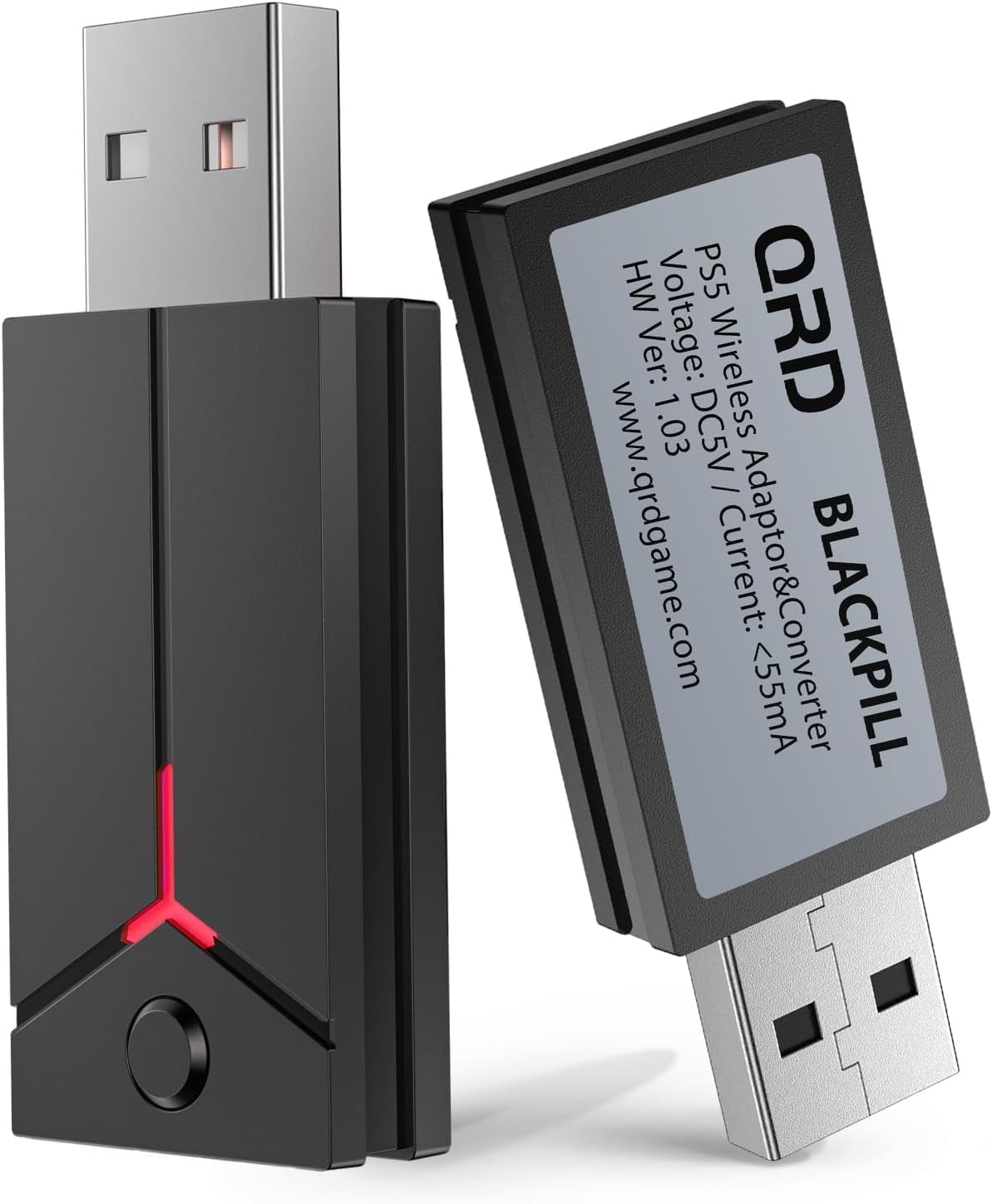 2-in-1 Wireless Adapter Converter, USB Converter for PS5 Console, Wireless Adapter Compatible with PS5 PC Spark N5 Wireless Controller