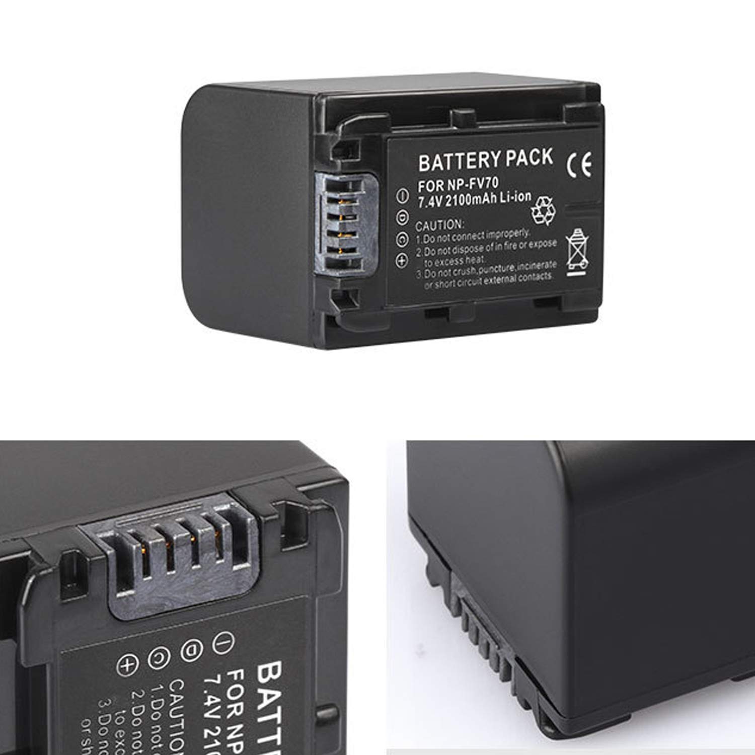 Amazon.com : Rechargeable Li-ion Batteries for Sony FDR-AX40, FDR