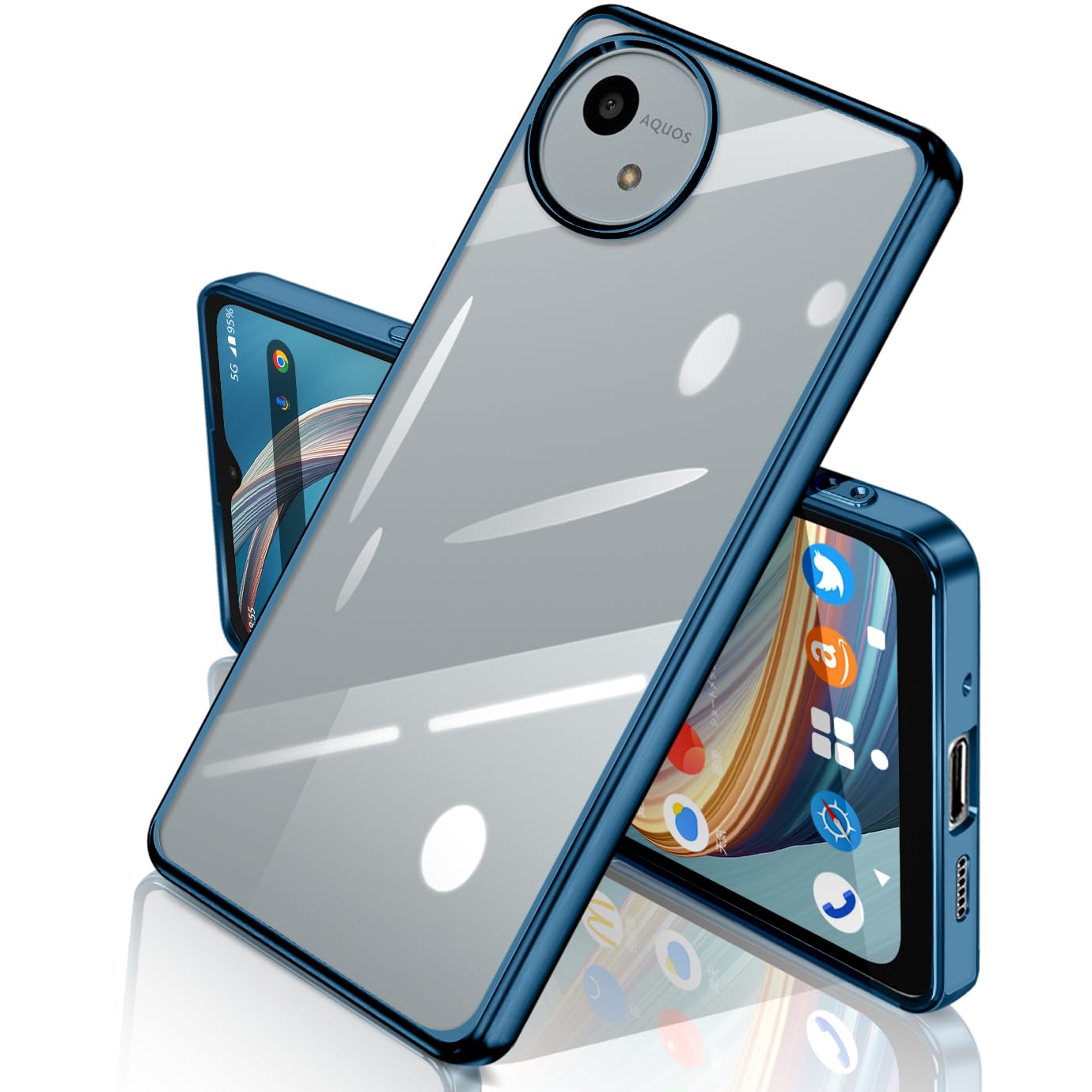Amazon.co.jp: For AQUOS wish4 SH-52E ケース クリア アクオス