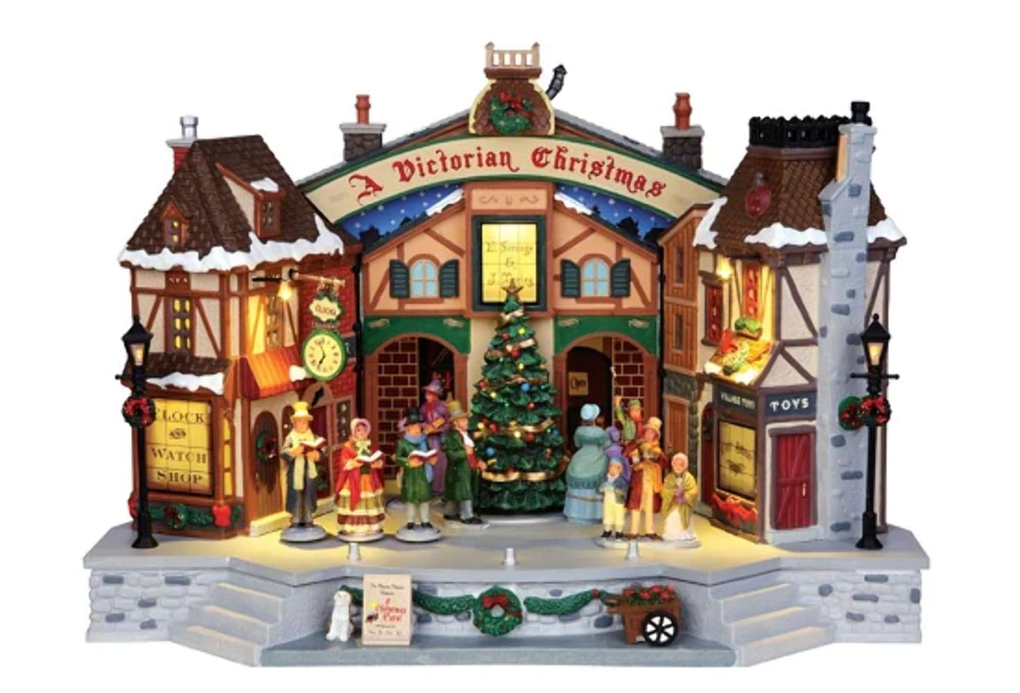 LEMAX Village Miniature Building A Christmas Carol Play with