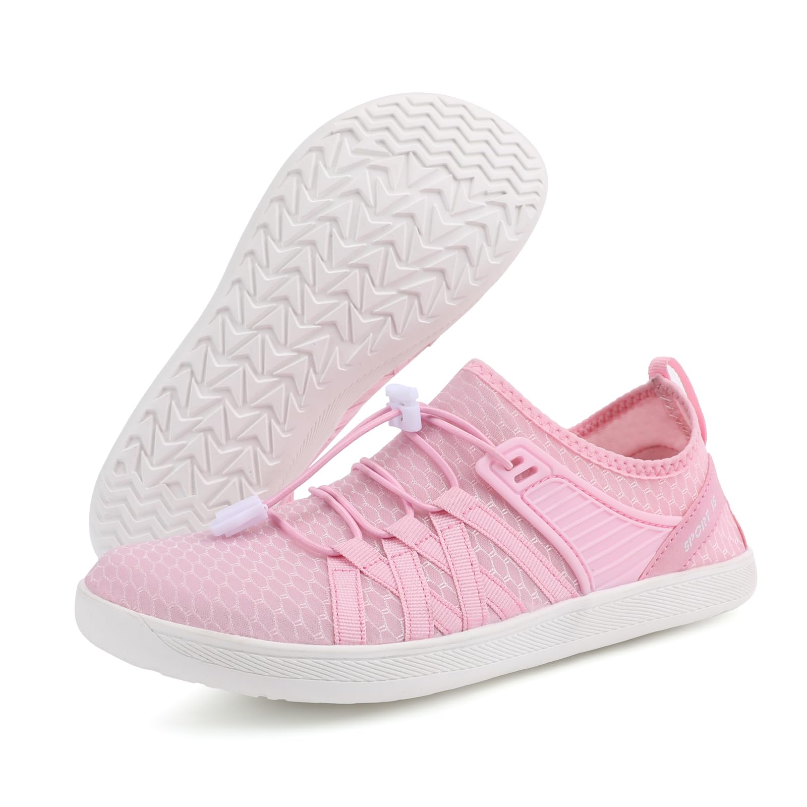 Hot Dingding Barefoot Shoes Women Men Lightweight Running Trainers Wide Toe Comfortable Walking Shoes for Fitness Yoga Unisex Pink