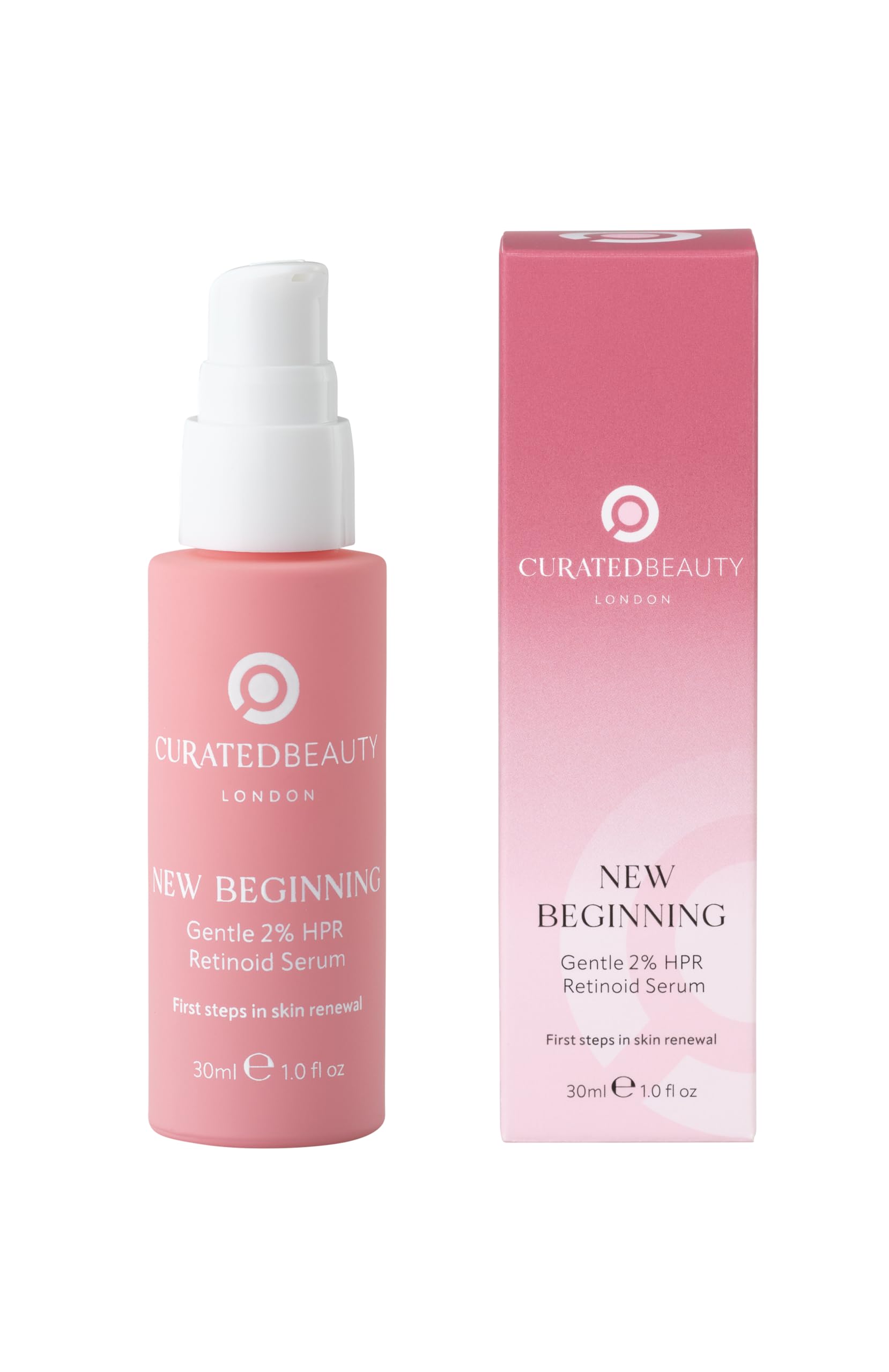 Curated Beauty London New Beginning Gentle Retinoid Serum, 2% HPR, 30ml, Unscented, 30 ml (Pack of 1)