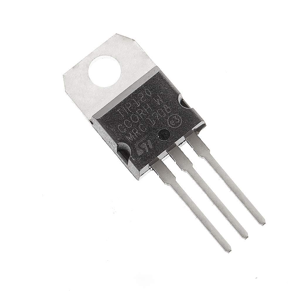 30pcs TIP120 60V 5A NPN Darlington Transistor di potenza bipolare TO-220 3Pin per Arduino con resistenze da 2,2k Ohm, DIODO 1N4001