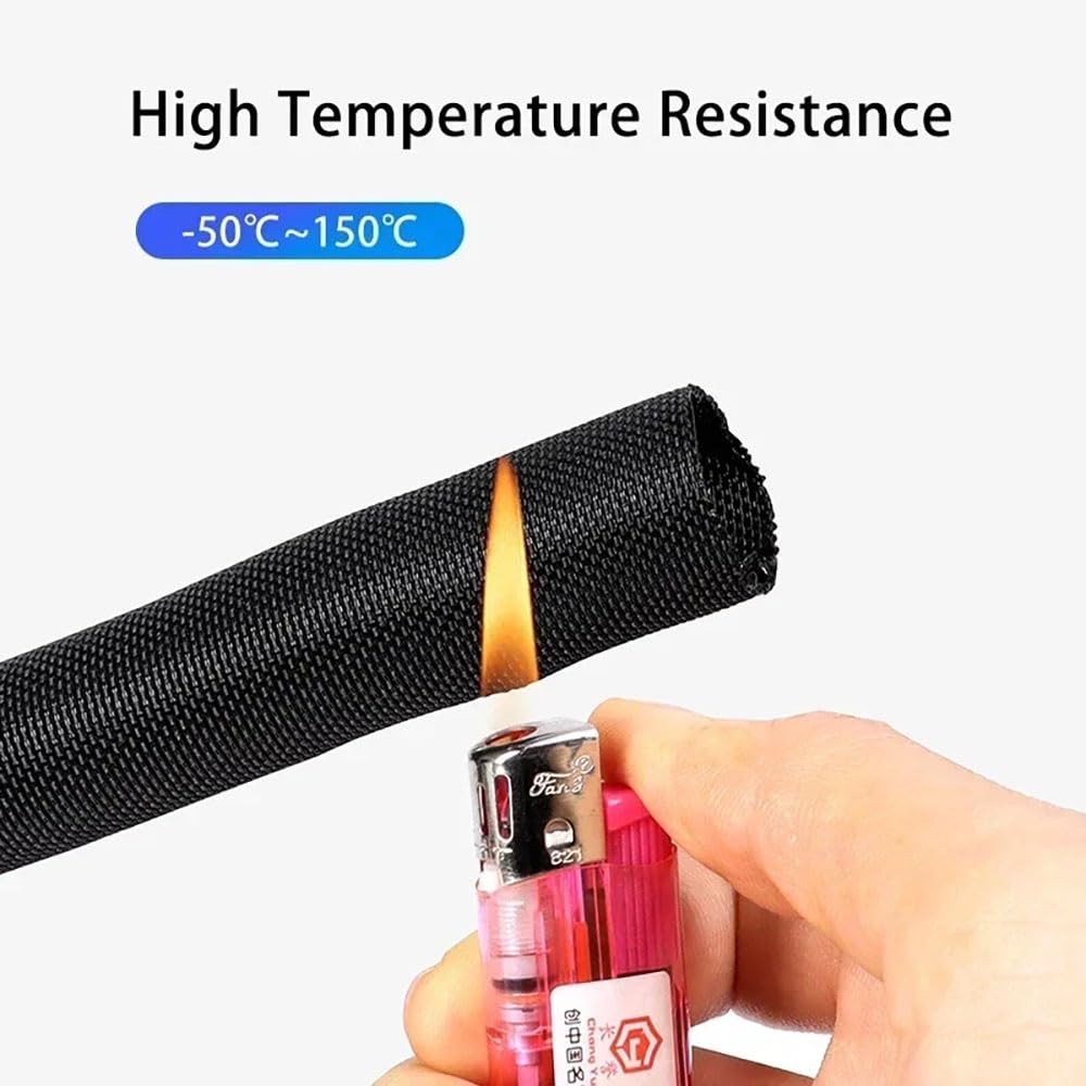 Manchon de câble, manchon tressé en PET à fermeture automatique for fils