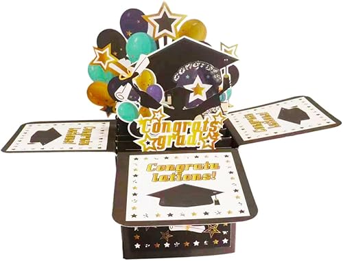 Caja de tarjetas de graduación 2024, regalos de graduación para ella, él, universidad, enfermería, escuela secundaria, tarjetas de graduación para