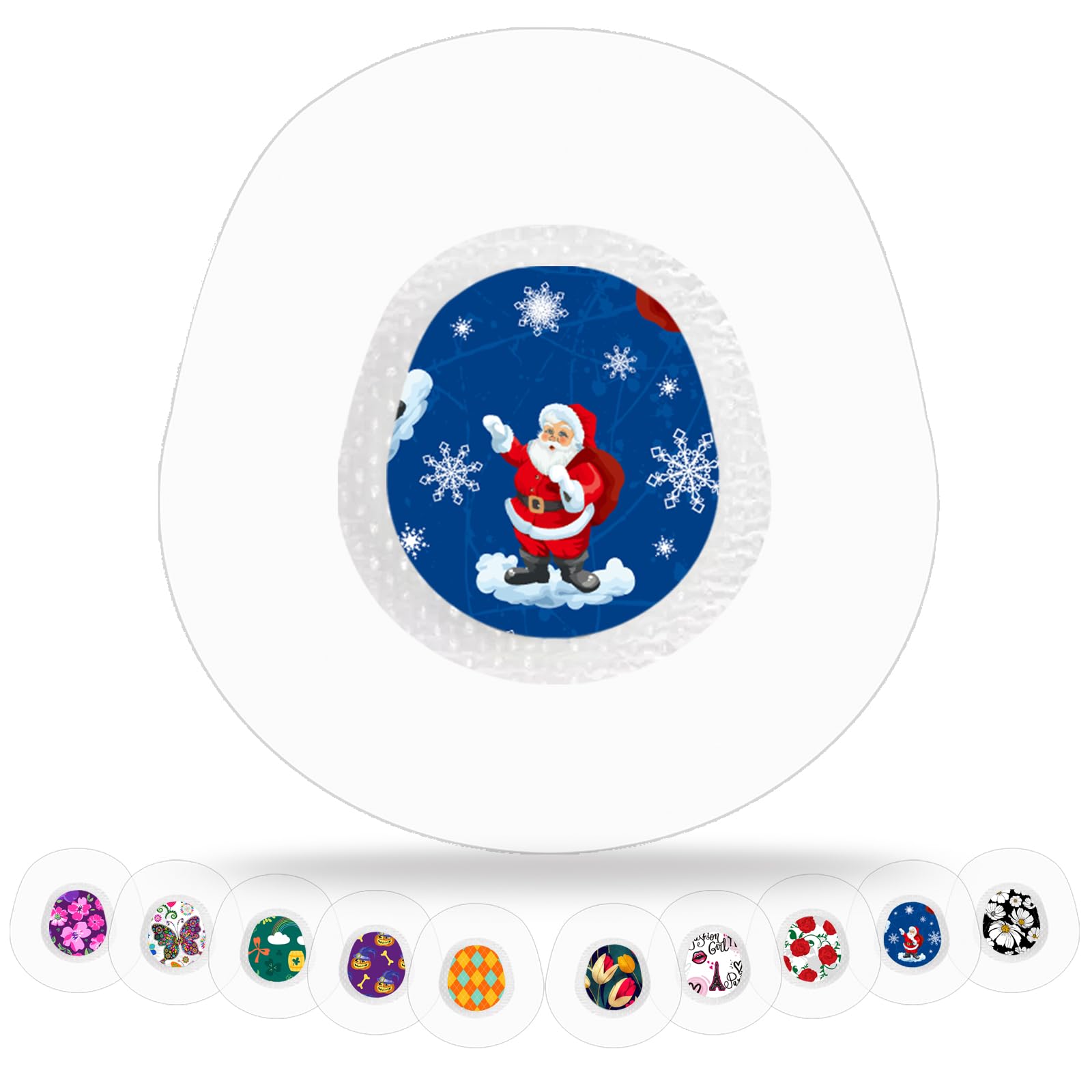 G7 Adhesive Patches & Free-Style Stickers Sets for Stelo,Waterproof & Breathable Overpatches with Cutout,Skin-Friendly Tapes for 10-15 Days,Total 40Pack