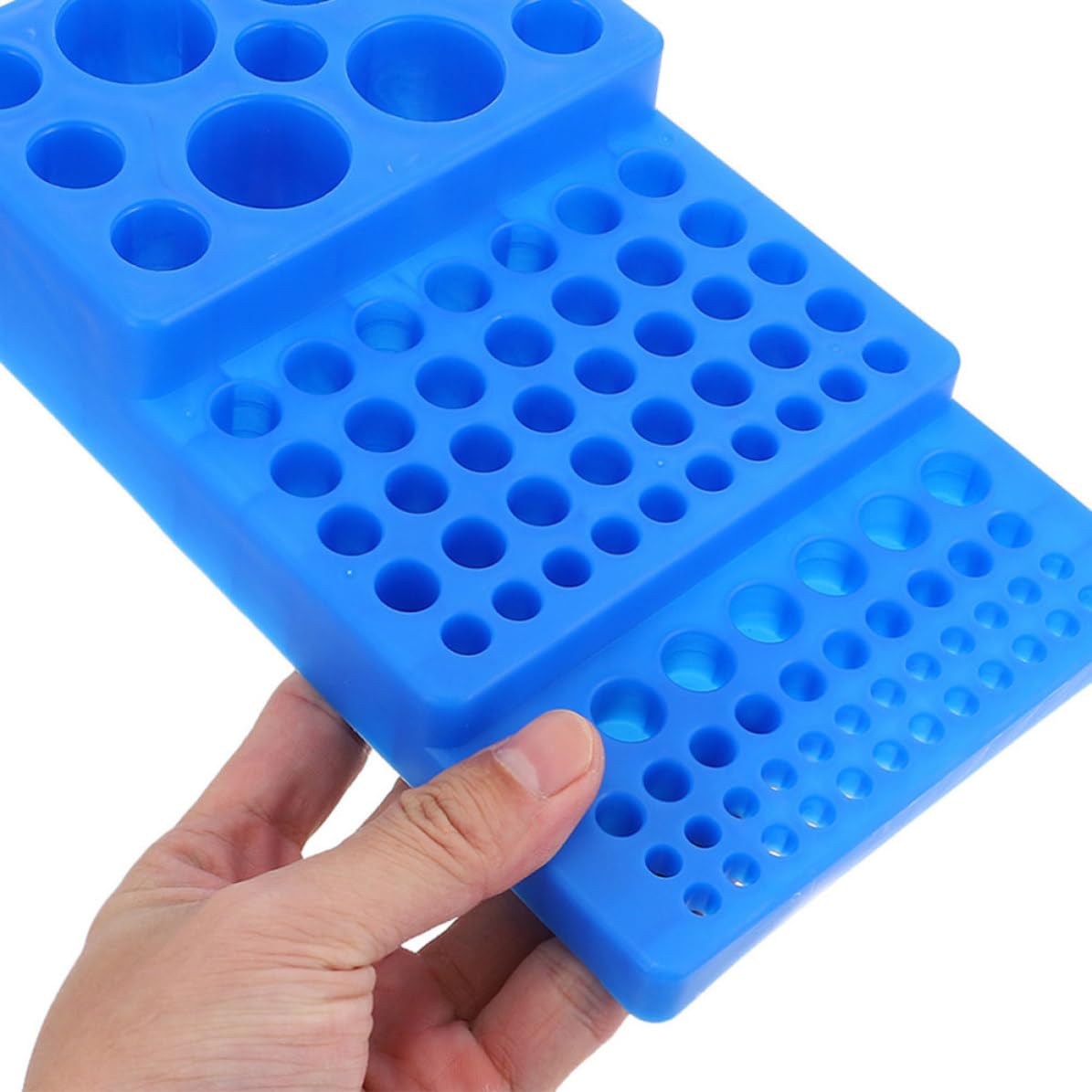 Cabilock 8 Piezas Gradilla Trapezoidal para Tubos de Ensayo y Centrífuga,