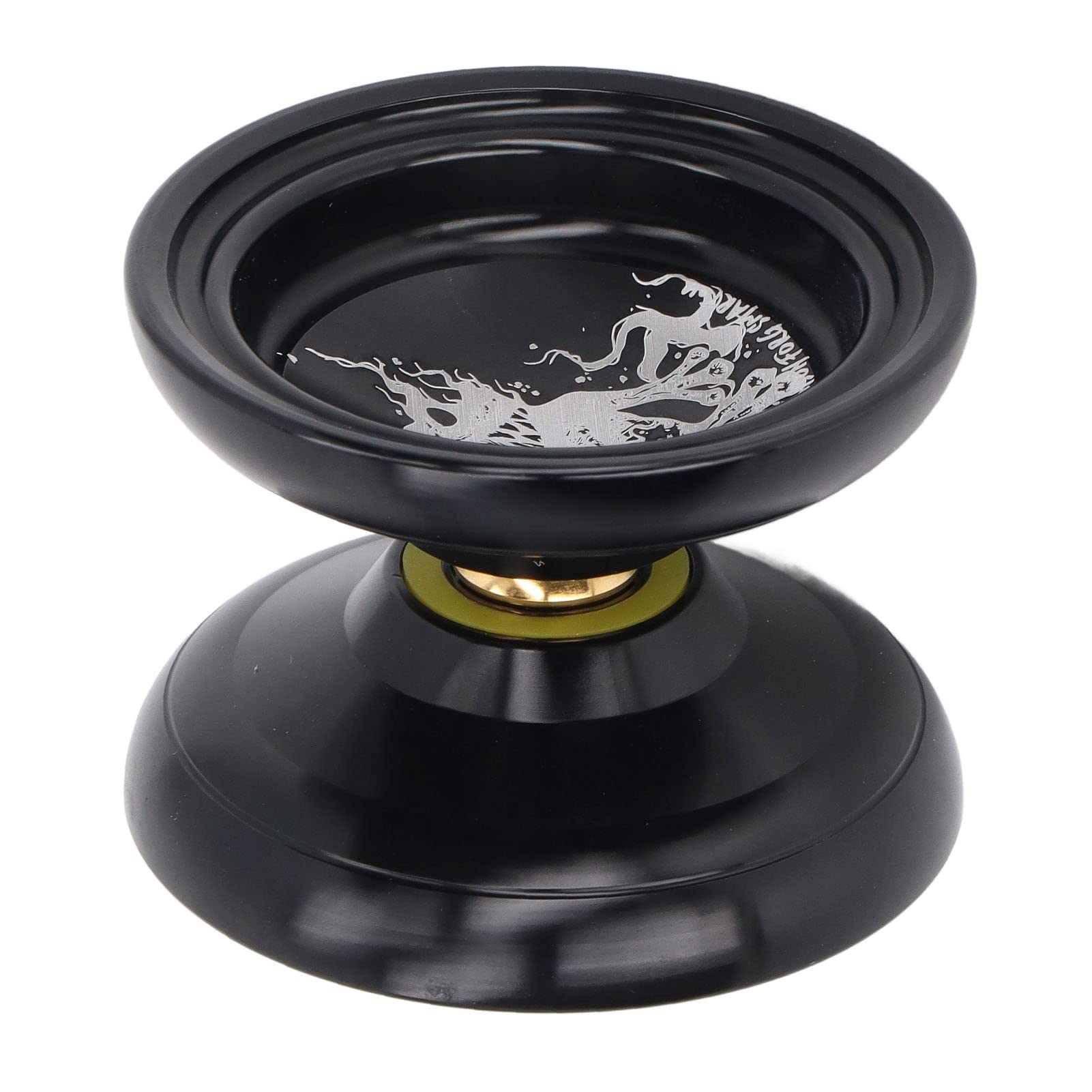 Yoyo Toy, Yoyo Fade Free Unresponsive High Stability Sand Blasting for Training Black