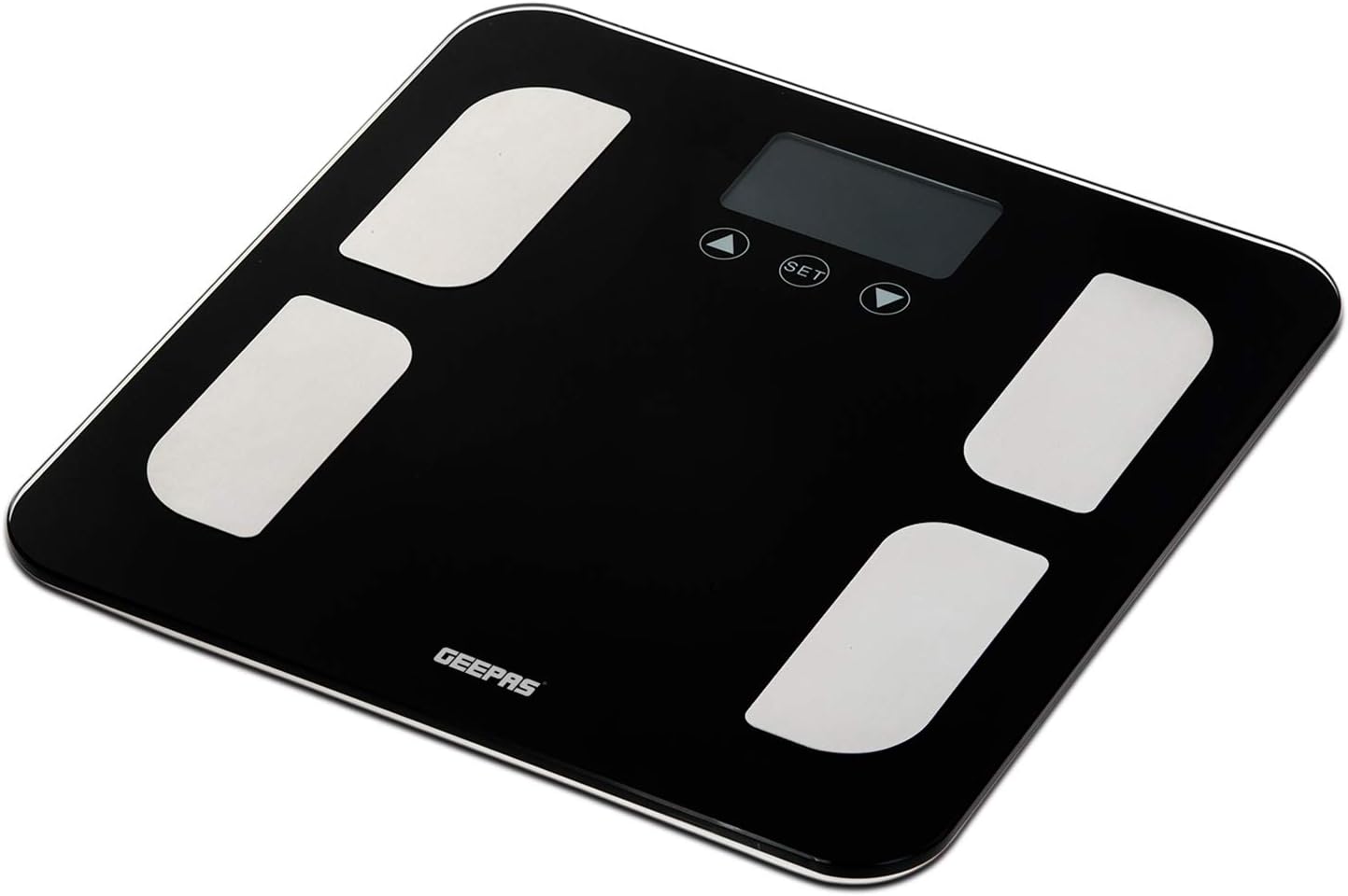 Geepas Body Fat Bathroom Scales Smart High Accuracy Digital Weighing